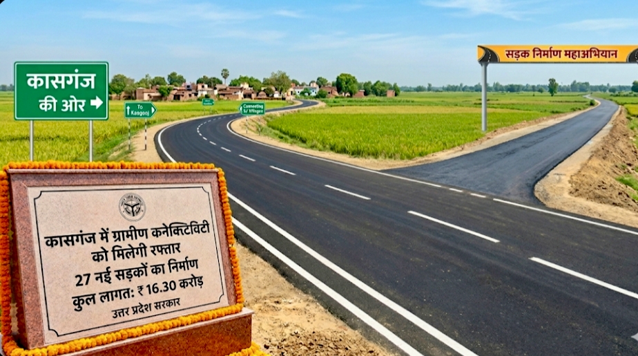 16.30 करोड़ की बड़ी सौगात: कासगंज में 27 सड़कों का होगा निर्माण, ग्रामीण कनेक्टिविटी को मिलेगी रफ्तार