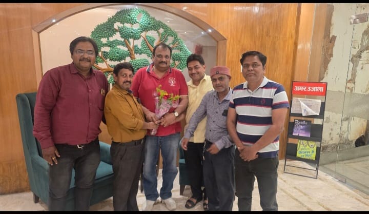 प्रयागराज में उपजा प्रेस क्लब बरेली टीम का जोरदार स्वागत