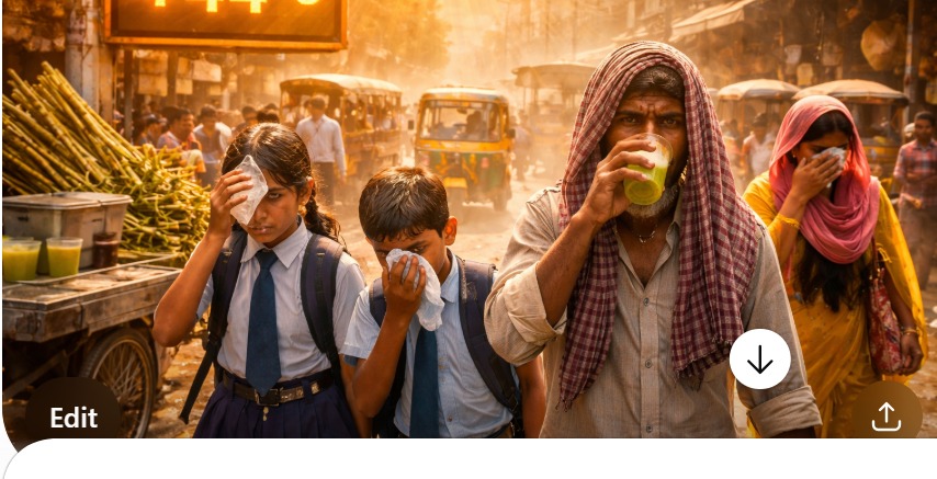 शाहजहांपुर में 41 डिग्री पहुंचा पारा, गर्मी से लोग परेशान, अभी और सताएगी गर्मी
