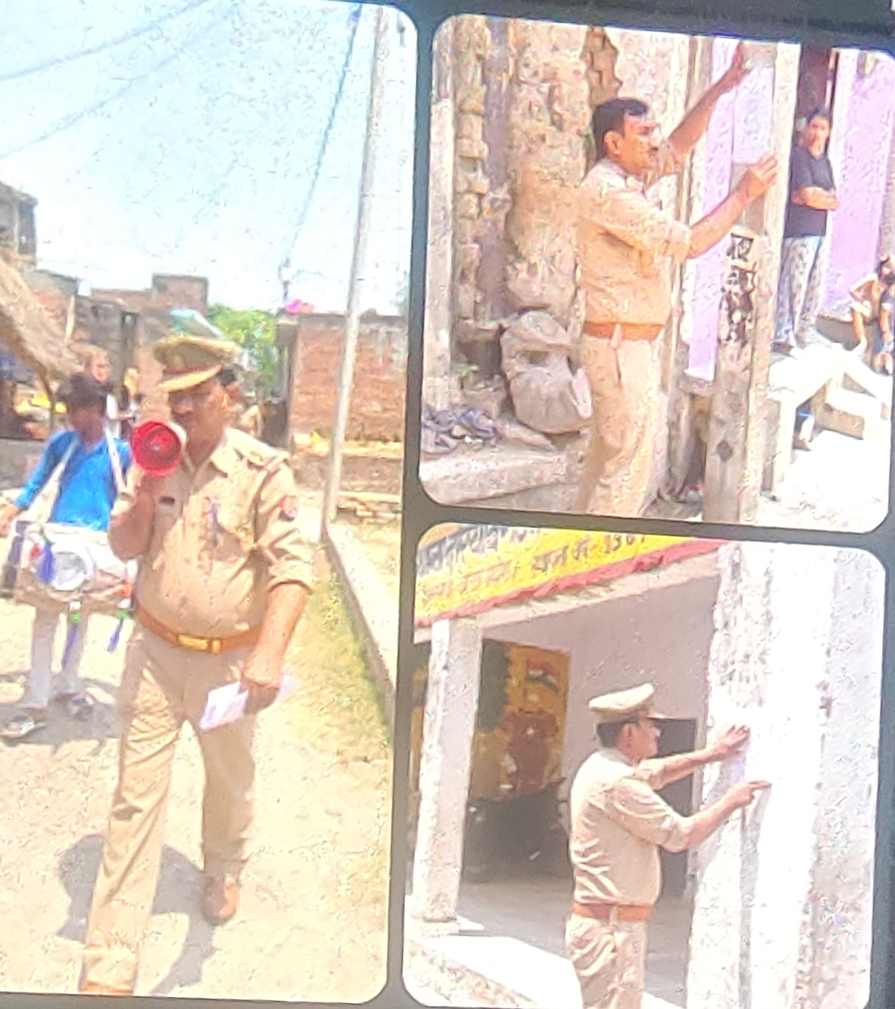 KASGANJ NEWS 14 माह से फरार आरोपी पर पटियाली पुलिस की बड़ी कार्रवाई  नाबालिग को भगाने के मामले में वांछित अभियुक्त के घर चस्पा की गई उद्घोषणा