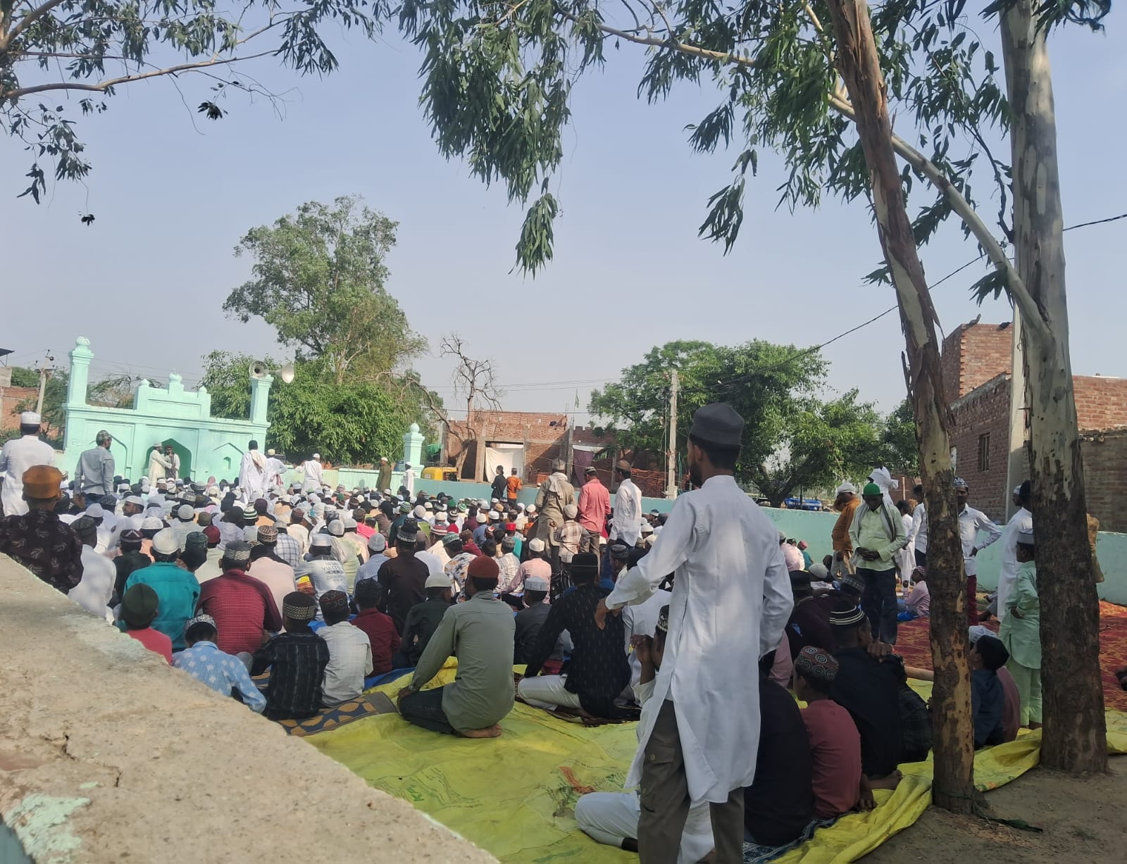 Badaun News :मूसाझाग क्षेत्र में अमन-चैन के साथ बकरीद संपन्न