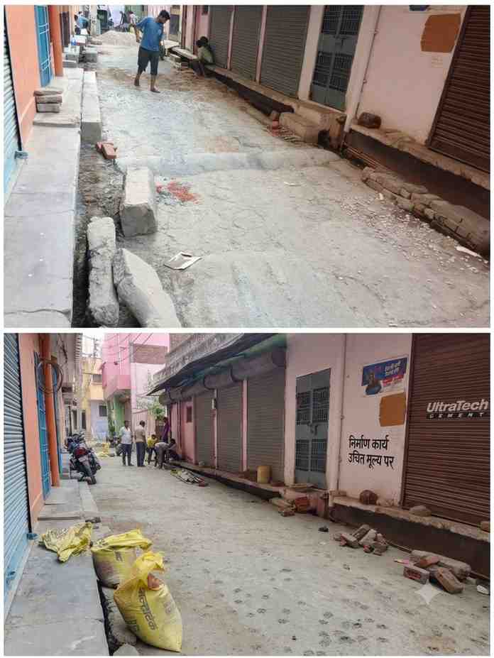 KASGANJ: ब्रेकर की उम्र निकली सिर्फ एक सप्ताह, पालिका की प्लानिंग पर सवाल बेहिसाब.....पहले ब्रेकर फिर उसके ऊपर बना दी सड़क!