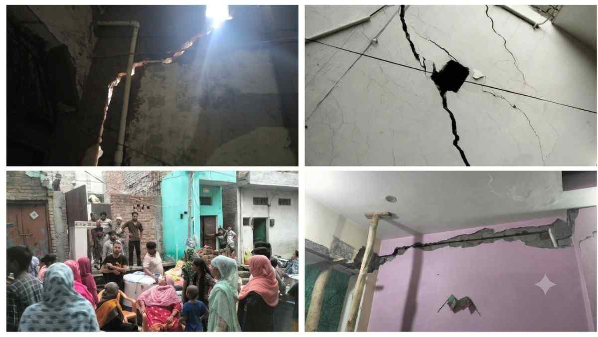 KASGANJ: रहस्यमयी तरीके से दरकने लगे मकान, दहशत में पूरा मोहल्ला; घर छोड़ने को मजबूर परिवार, बड़े हादसे की आशंका से मचा हडकंप