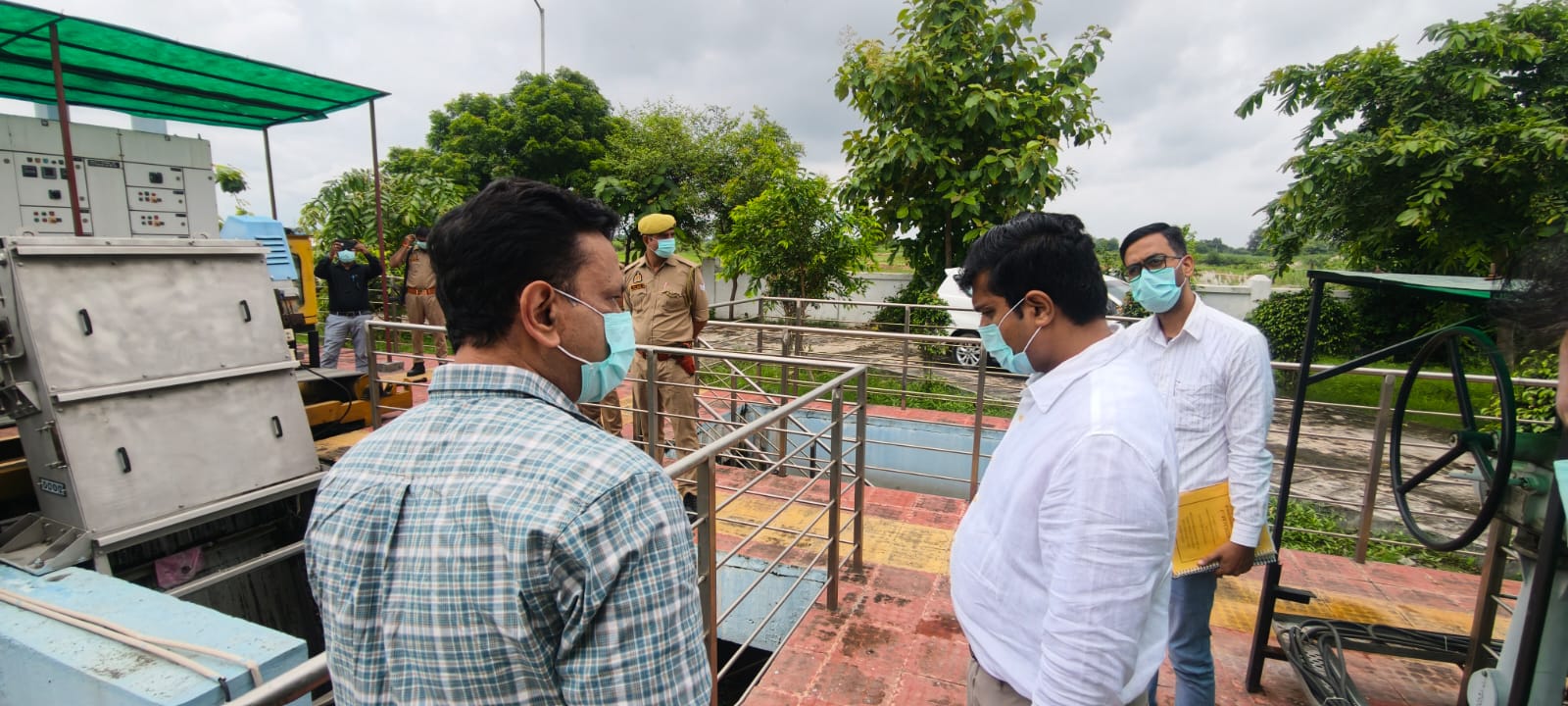 मानपुर एसटीपी में रोज 18 एमएलडी सीवेज का शोधन, डीएम ने देखीं व्यवस्थाएं