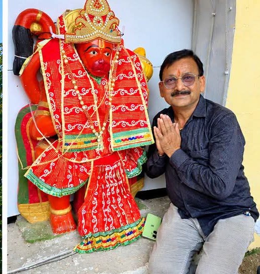 शाहजहांपुर: प्रभु श्रीराम की सेवा से पहले नंदू भैया करते हैं बजरंगबली का चोला पूजन